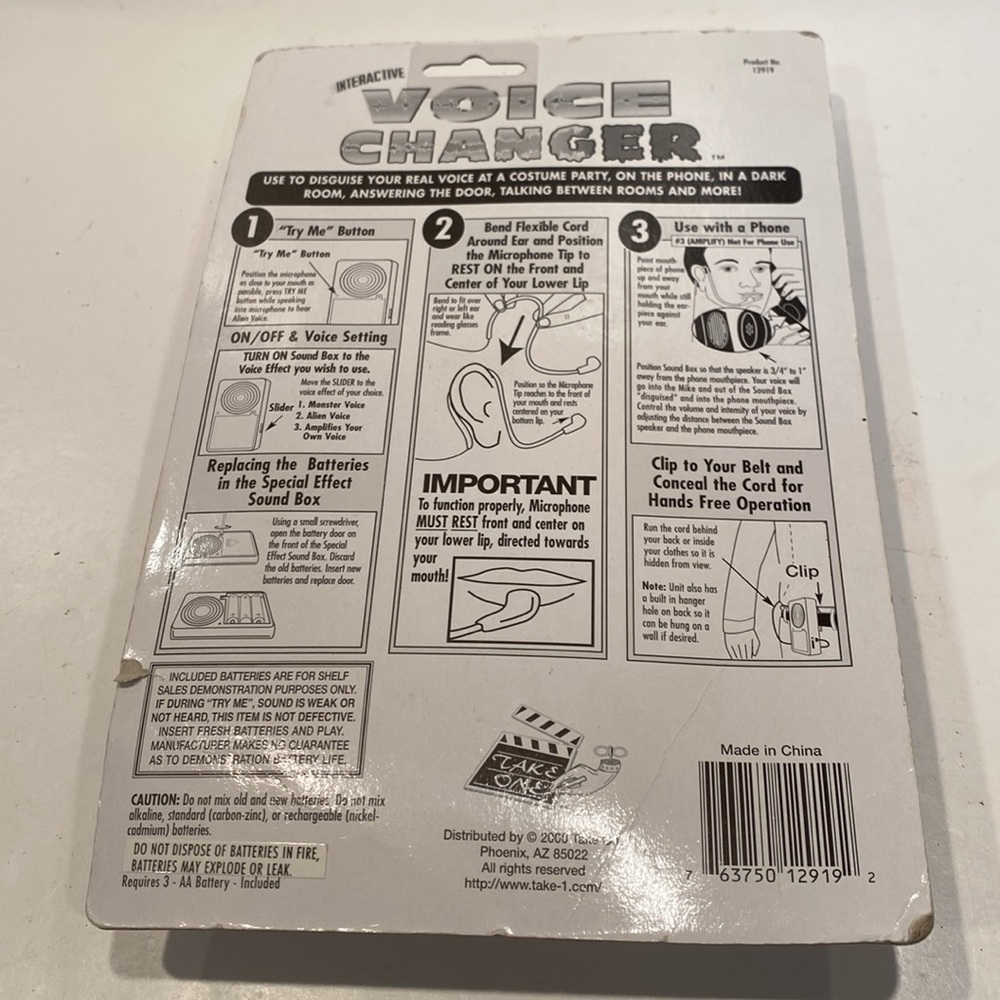 VTG 2000 & NWT Interactive Voice Changer - Picture 3 of 6